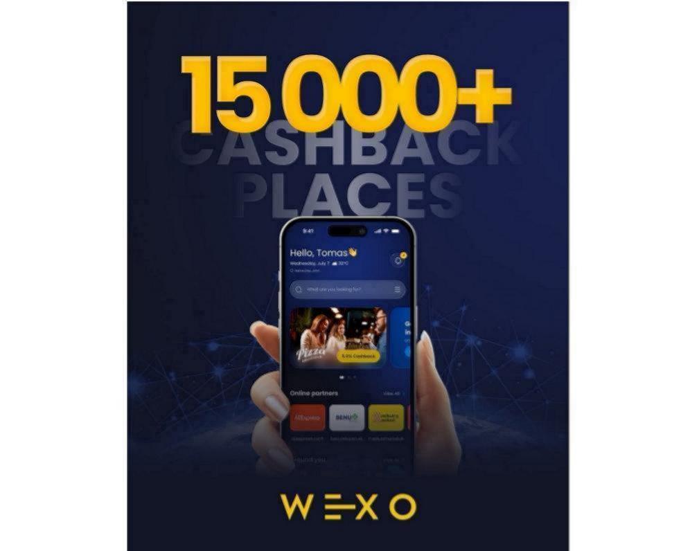 WEXO prekročilo ďalšiu métu: 15 000+ cashback možností